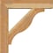 Ekena Millwork Funston Block Rough Sawn Bracket w/ Offset Brace, Western Red Cedar, 6"W x 26"D x 26"H BKT0604X26X26FST05RWR - alternate 2